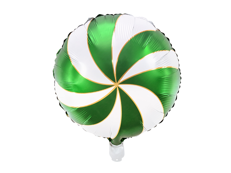 Balon foliowy Cukierek, 35cm, zielony - 1szt. - obrazek nr. 4