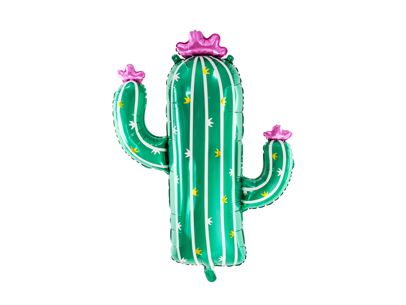Balon foliowy Kaktus, 60x82cm, mix - 1szt. - obrazek nr. 4