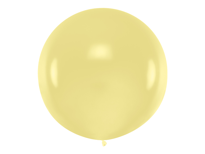 Balon okrągły 1m, Pastel Cream - 1szt. - obrazek nr. 4