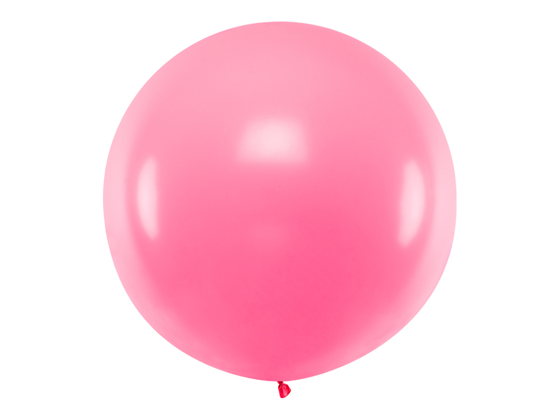 Balon okragły 1m, Pastel Pink - 1szt. - obrazek nr. 4