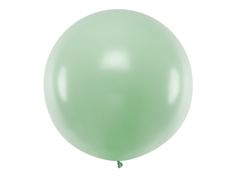Balon okrągły 1m, Pastel Pistachio - 1szt. - obrazek nr. 4