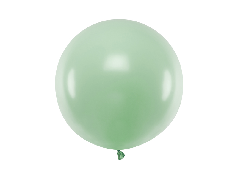 Balon okrągły 60cm, Pastel Pistachio - 1szt. - obrazek nr. 4