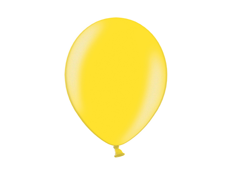 Balony 23cm, Metallic Citrus Yellow - 100szt. - obrazek nr. 4
