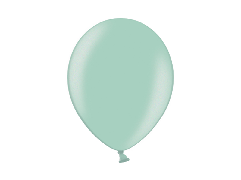 Balony 23cm, Metallic Light Green - 100szt. - obrazek nr. 4