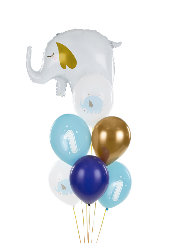 Balony 30 cm, Roczek, Pastel Light Blue - 50szt. - obrazek nr. 6