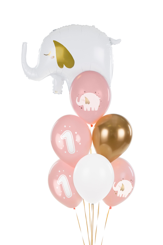 Balony 30 cm, Roczek, Pastel Pale Pink - 50szt. - obrazek nr. 5