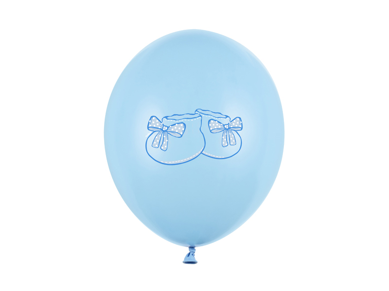 Balony 30cm, Bucik, Pastel Baby Blue - 50szt. - obrazek nr. 4
