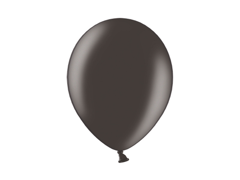 Balony 30cm, Metallic Black - 100szt. - obrazek nr. 4