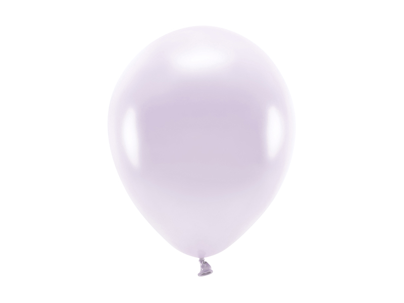 Balony Eco 26cm metalizowane, liliowy - 100szt. - obrazek nr. 4