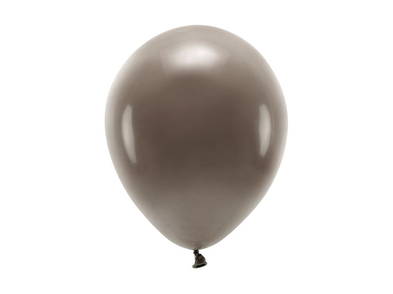 Balony Eco 26cm pastelowe, brązowy - 10szt. - obrazek nr. 4
