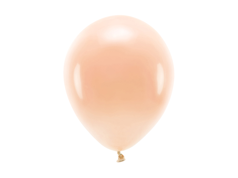 Balony Eco 26cm pastelowe, brzoskwinia - 10szt. - obrazek nr. 4