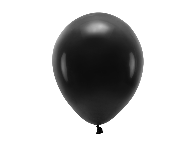 Balony Eco 26cm pastelowe, czarny - 100szt. - obrazek nr. 4