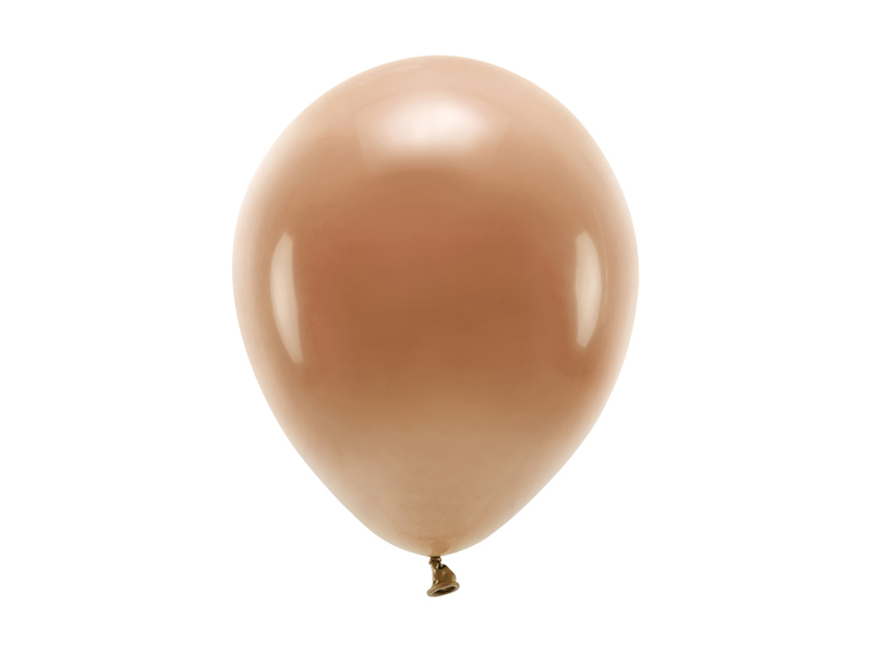 Balony Eco 26cm pastelowe, czekoladowy brąz - 100szt. - obrazek nr. 4