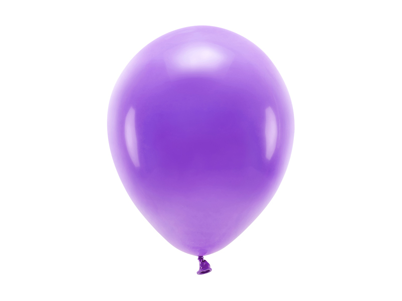Balony Eco 26cm pastelowe, fiolet - 100szt. - obrazek nr. 4