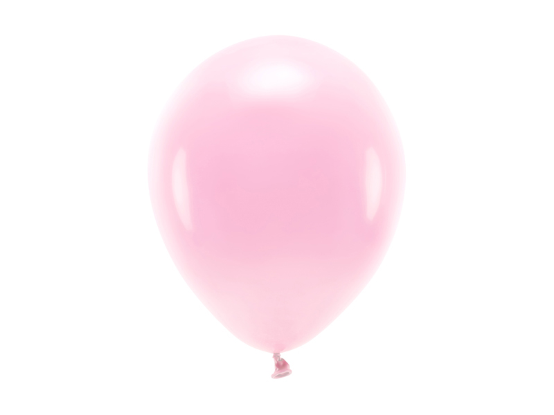 Balony Eco 26cm pastelowe, jasny różowy - 100szt. - obrazek nr. 4