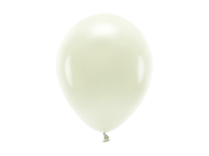 Balony Eco 26cm pastelowe, kremowy - 100szt. - obrazek nr. 4