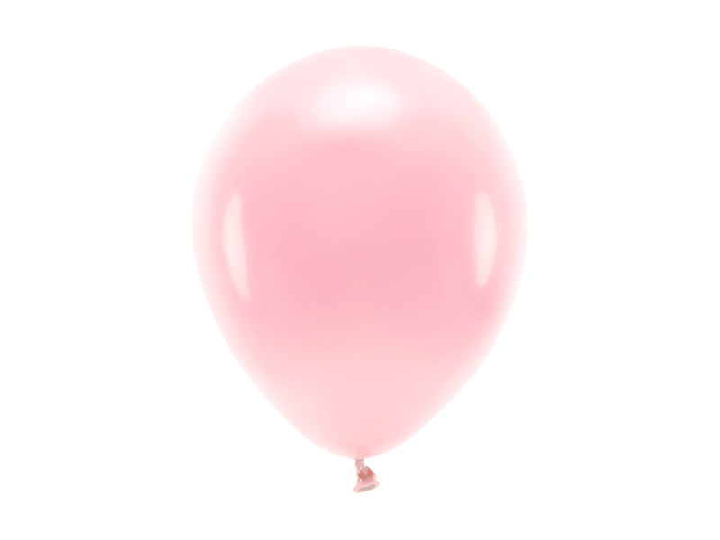Balony Eco 26cm pastelowe, rumiany różowy - 100szt. - obrazek nr. 4