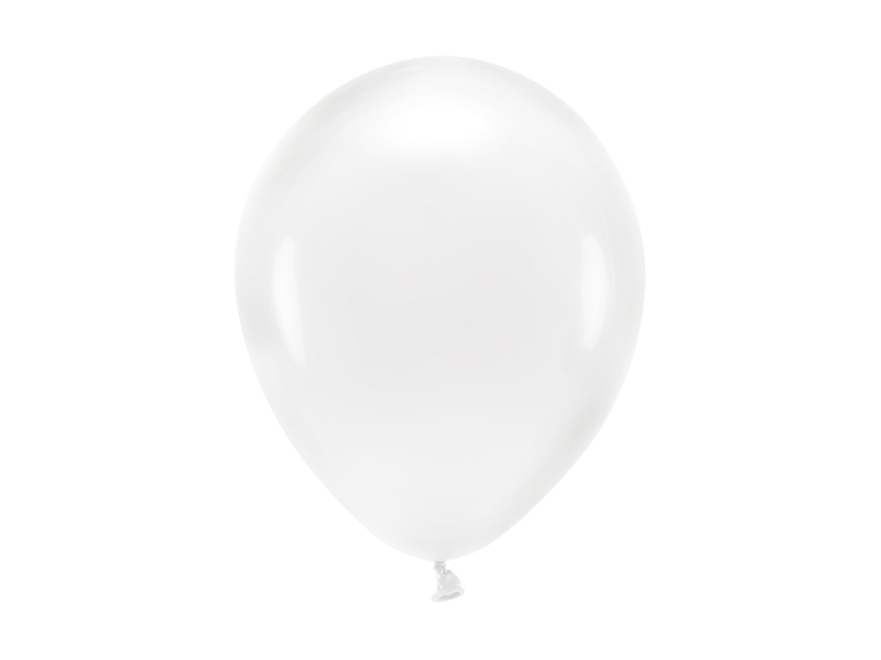 Balony Eco 26cm, transparentny - 10szt. - obrazek nr. 4