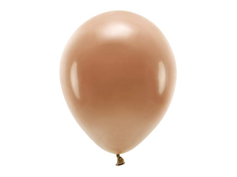 Balony Eco 30cm pastelowe, czekoladowy brąz - 100szt. - obrazek nr. 4
