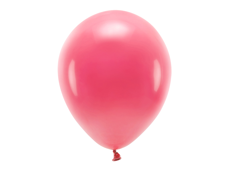 Balony Eco 30cm pastelowe, jasny czerwony - 100szt. - obrazek nr. 4