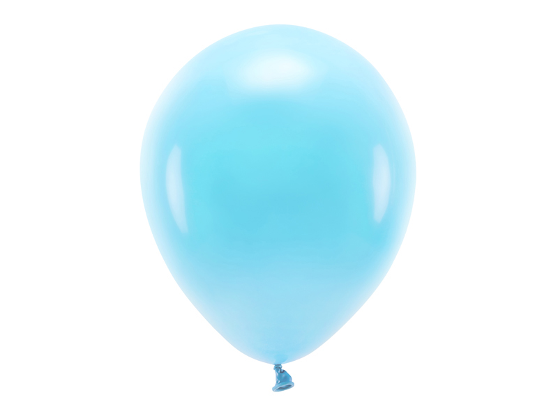 Balony Eco 30cm pastelowe, jasny niebieski - 10szt. - obrazek nr. 4