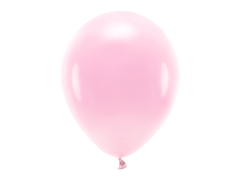 Balony Eco 30cm pastelowe, jasny różowy - 10szt. - obrazek nr. 4