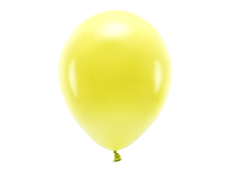 Balony Eco 30cm pastelowe, żółty - 100szt. - obrazek nr. 4