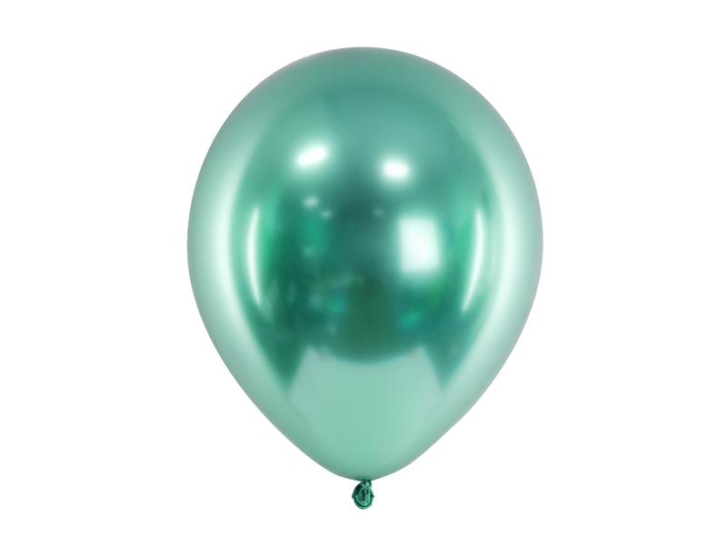 Balony Glossy 30cm, butelkowa zieleń - 50szt. - obrazek nr. 4