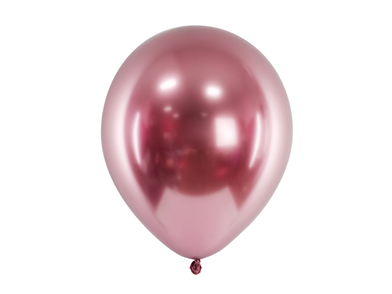 Balony Glossy 30cm, różowe złoto - 50szt. - obrazek nr. 4