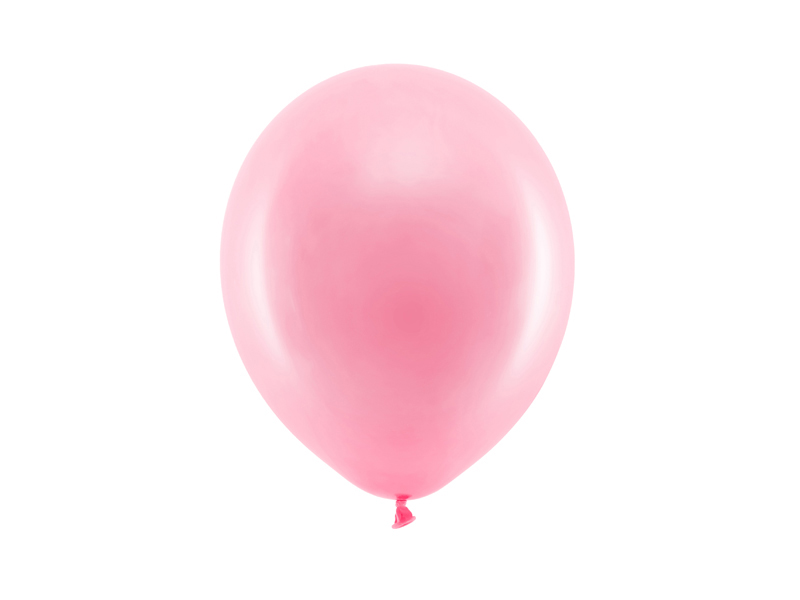Balony Rainbow 23cm pastelowe, różowy - 100szt. - obrazek nr. 4