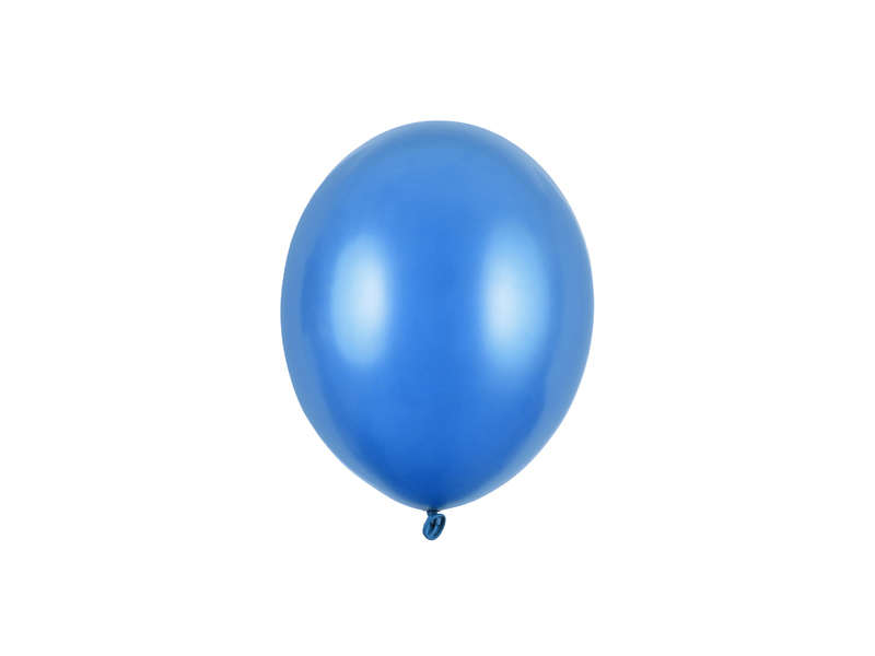 Balony Strong 12cm, Metallic Corn. Blue - 100szt. - obrazek nr. 4