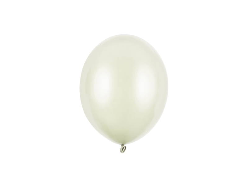 Balony Strong 12cm, Metallic Light Cream - 100szt. - obrazek nr. 4