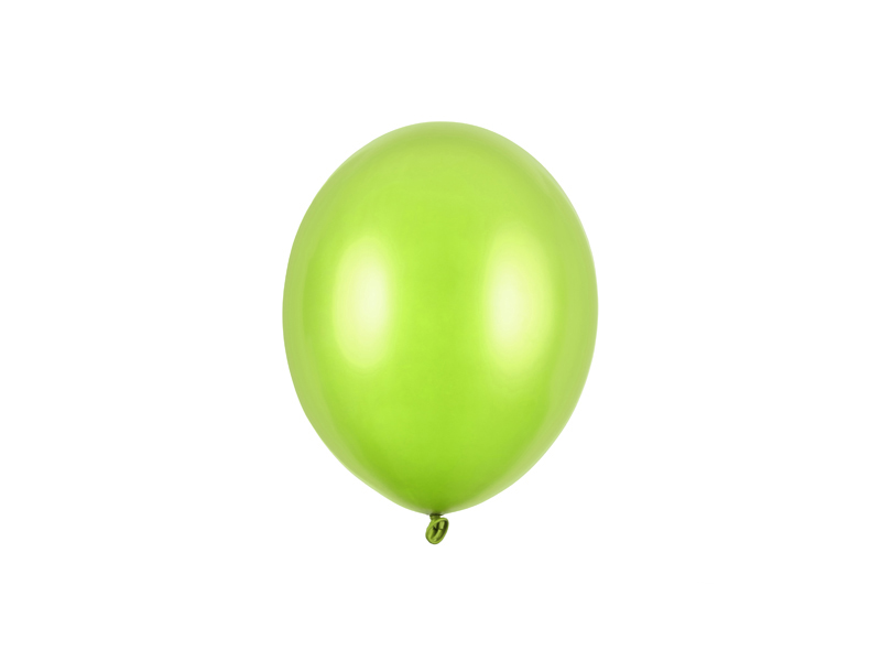 Balony Strong 12cm, Metallic Lime Green - 100szt. - obrazek nr. 4