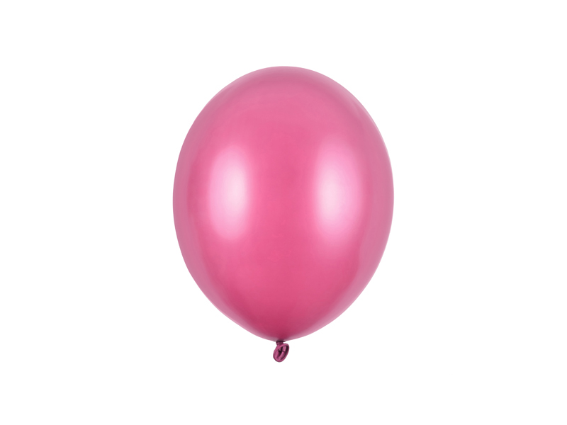 Balony Strong 23cm, Metallic Hot Pink - 100szt. - obrazek nr. 4