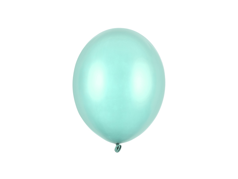 Balony Strong 23cm, Metallic Mint Green - 100szt. - obrazek nr. 4
