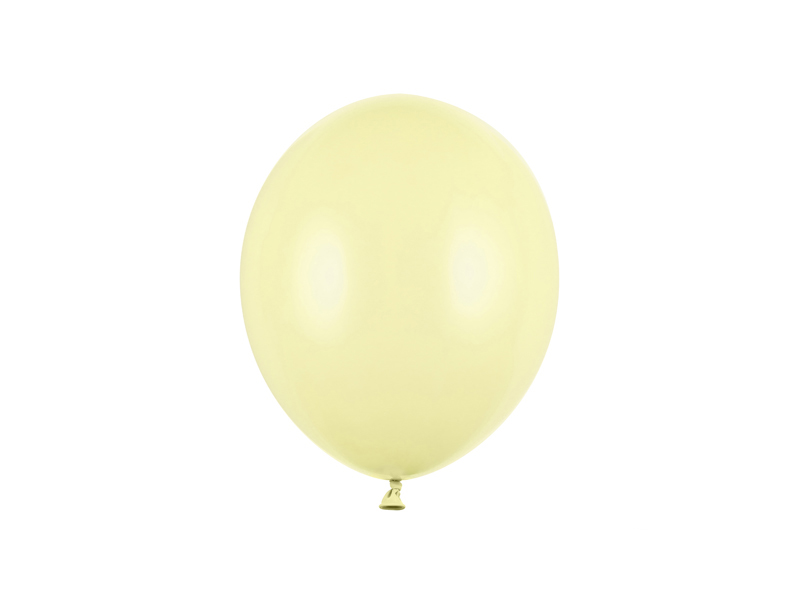 Balony Strong 23cm, Pastel Light Yellow - 100szt. - obrazek nr. 4