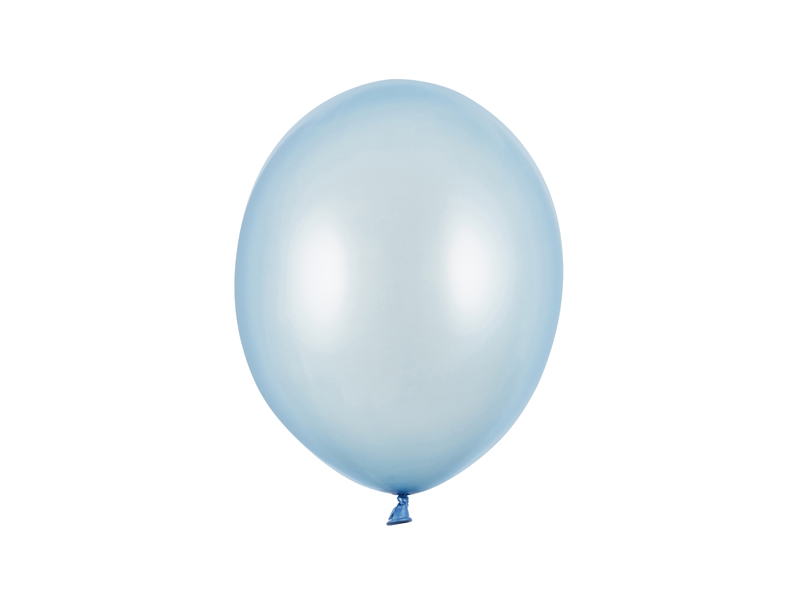 Balony Strong 27cm, Metallic Baby Blue - 100szt. - obrazek nr. 4