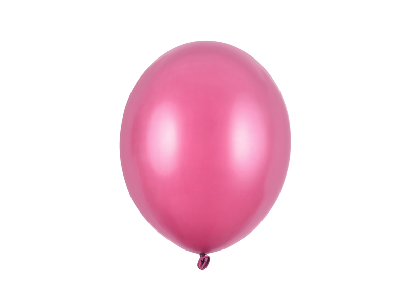 Balony Strong 27cm, Metallic Hot Pink - 100szt. - obrazek nr. 4