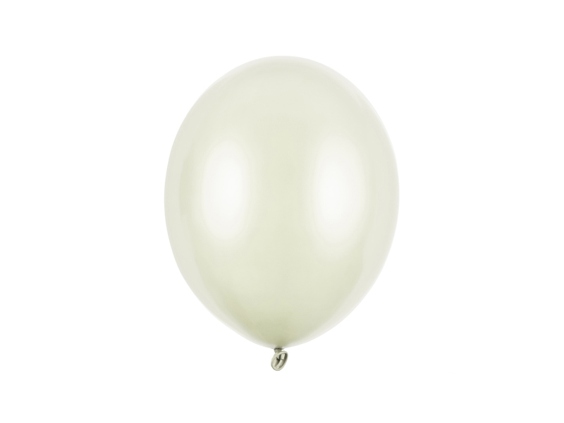 Balony Strong 27cm, Metallic Light Cream - 100szt. - obrazek nr. 4