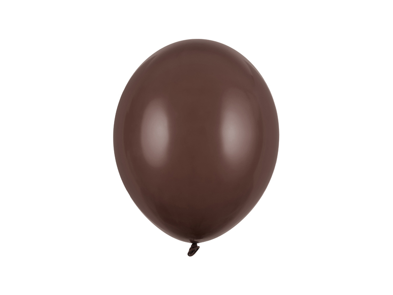 Balony Strong 27cm, Pastel Cocoa Brown - 10szt. - obrazek nr. 4