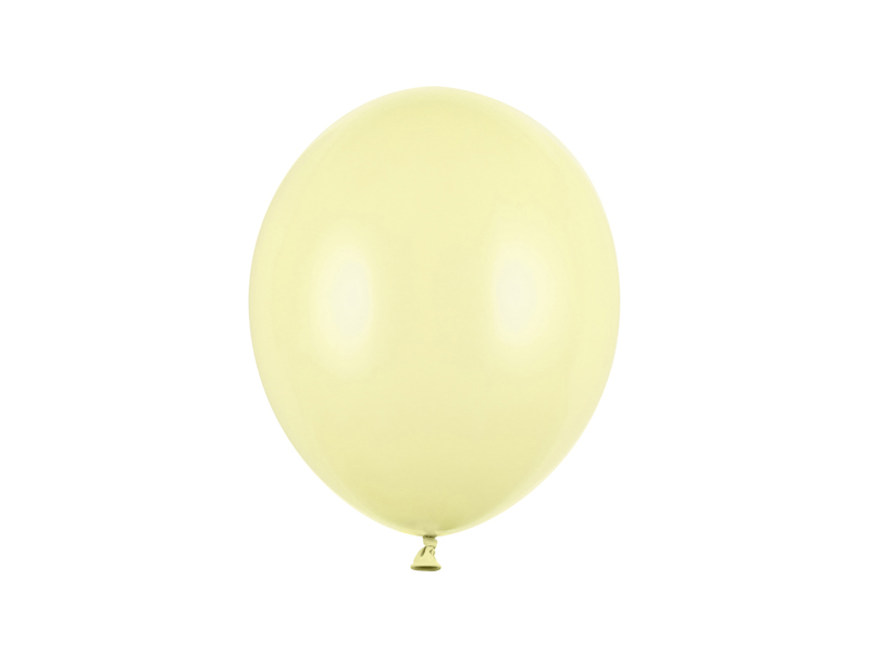 Balony Strong 27cm, Pastel Light Yellow - 10szt. - obrazek nr. 4