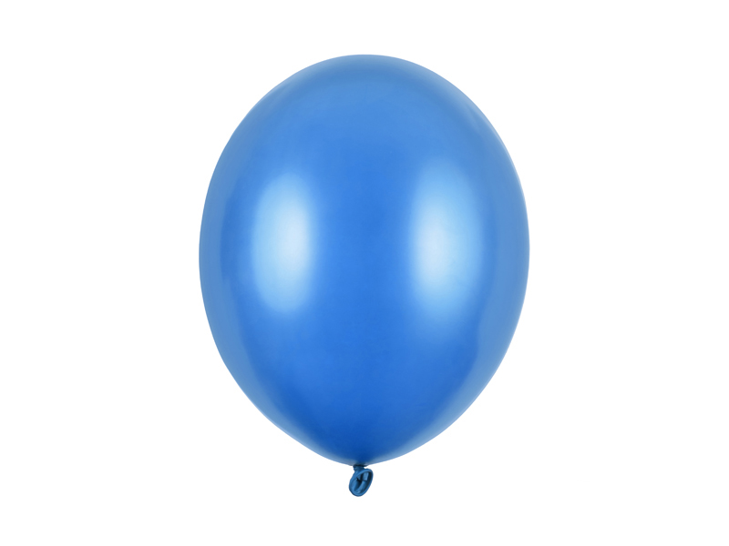 Balony Strong 30cm, Metallic Corn. Blue - 50szt. - obrazek nr. 4