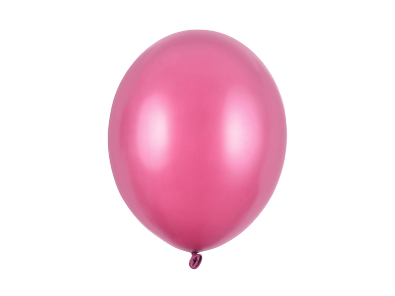 Balony Strong 30cm, Metallic Hot Pink - 10szt. - obrazek nr. 4