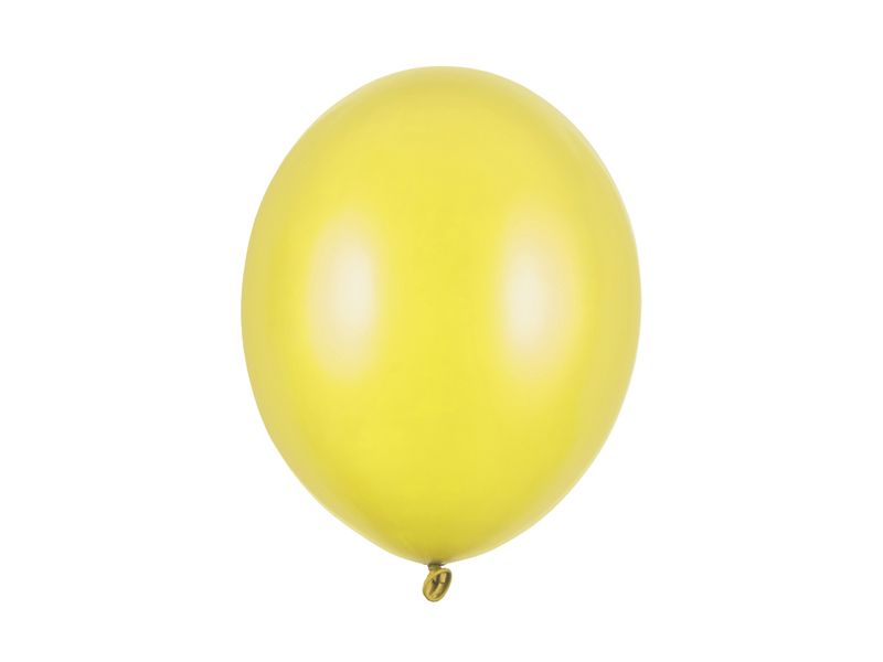 Balony Strong 30cm, Metallic Lemon Zest - 50szt. - obrazek nr. 4