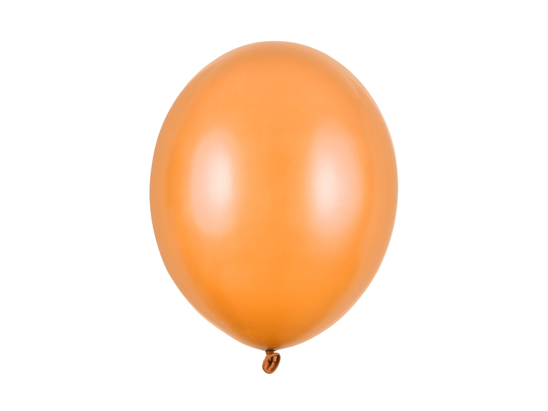 Balony Strong 30cm, Metallic Mand. Orange - 10szt. - obrazek nr. 4