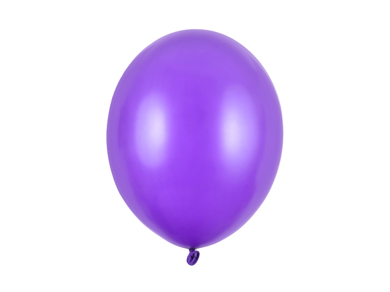 Balony Strong 30cm, Metallic Purple - 100szt. - obrazek nr. 4