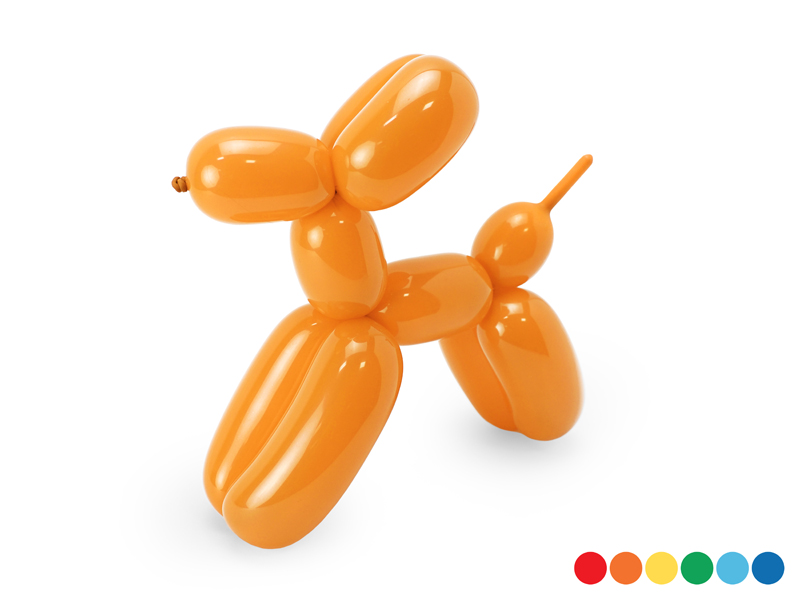 Balony modeliny  pastelowe 130cm z pompką, mix - 30szt. - obrazek nr. 4