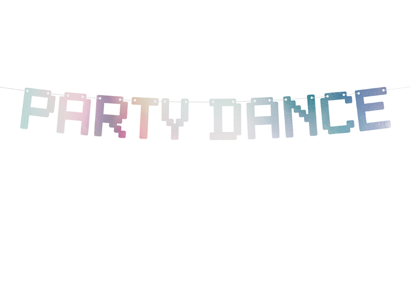 Baner Electric Holo - Party Dance, opalizujący, 9,5x130cm - 1szt. - obrazek nr. 4