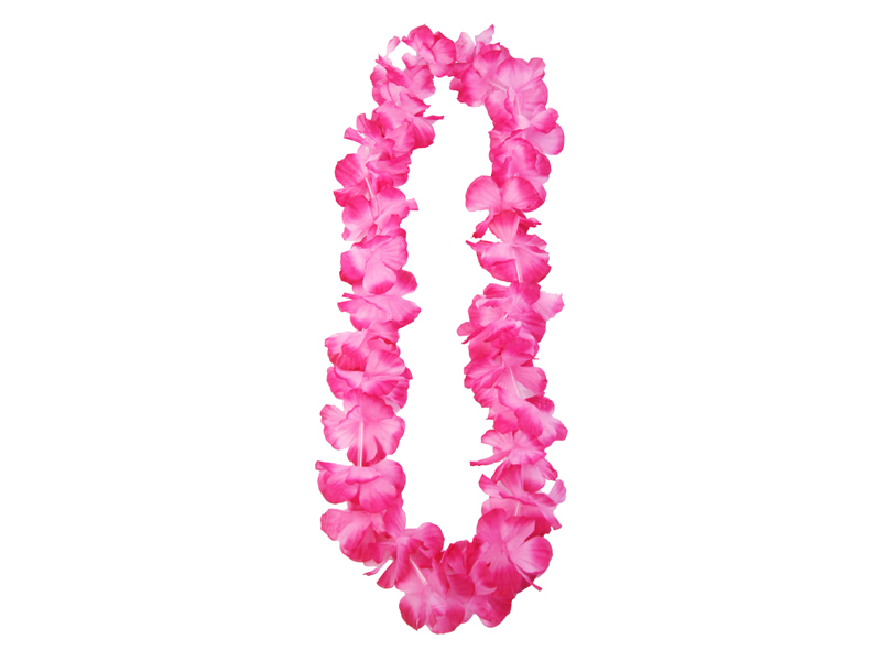 Naszyjnik hawajski, różowy, 1m - 1szt. - obrazek nr. 4