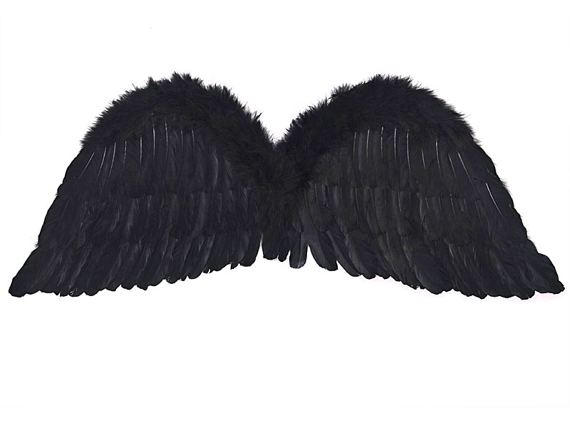 Skrzydła anioła, czarny, 75 x 30cm - 1szt. - obrazek nr. 4
